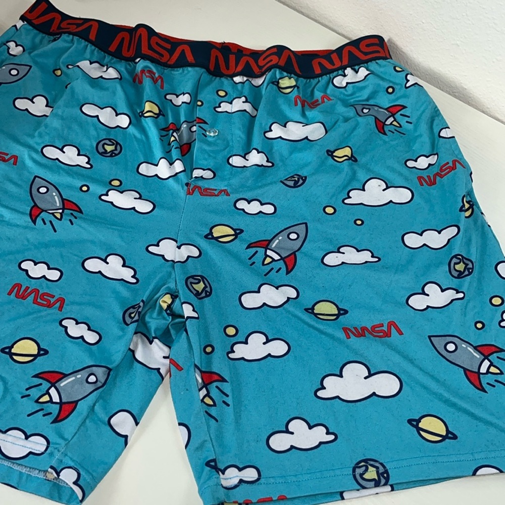 Washed but never worn NASA extra large cotton boxer shorts
